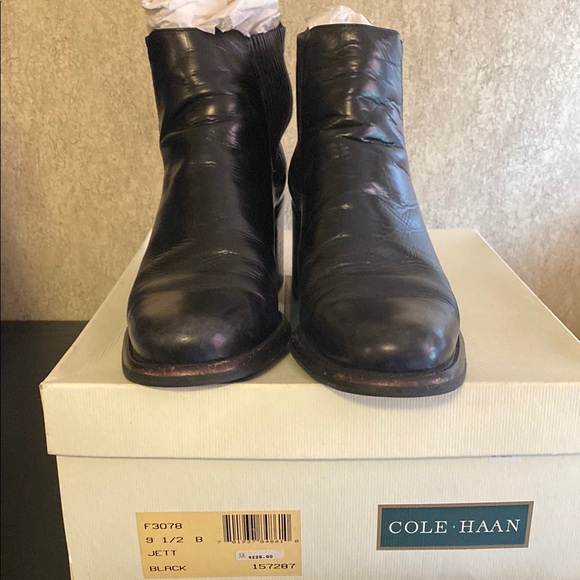 Cole Haan Women's Black Ankle Boots - Picture 1 of 7